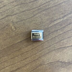 🛍️Happy Birthday Italian charm - Bundle 3 charms for $15 - stainless steel